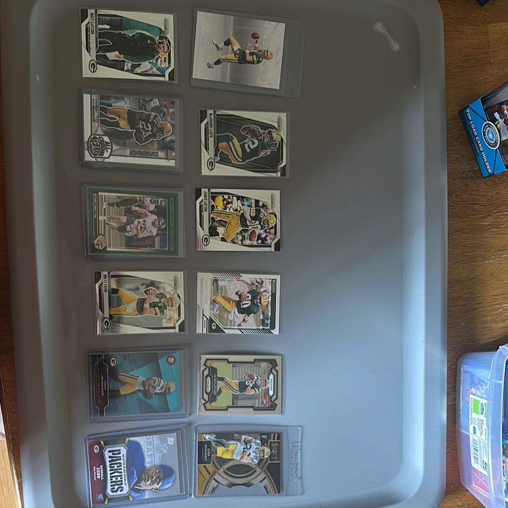 Green Bay Packers Football Cards Collection